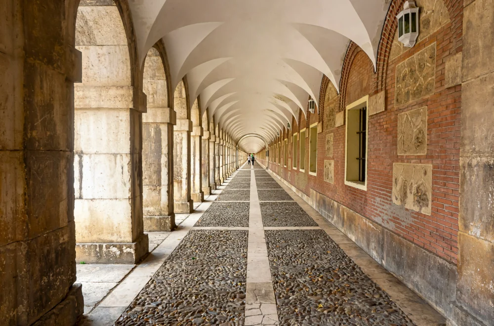 Arcade in the Plaza Mayor