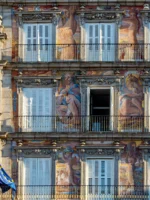 Balconies in the Plaza Mayor
