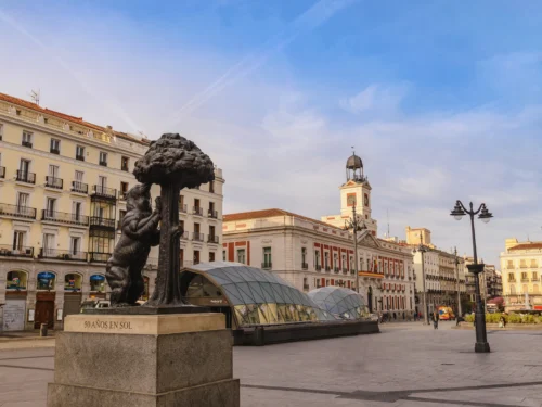 Puerta del Sol square during Highlights of Madrid Walking Tour