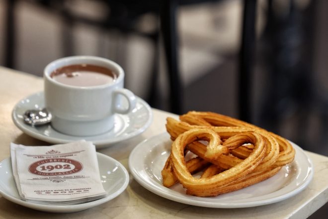 Madrid Bike Tour With Churros Plus Ham, Wine, and Cheese Upgrade
