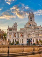 Cibeles Fountain on Madrid bike tour