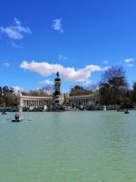 Ornamental lake in El Retiro Park