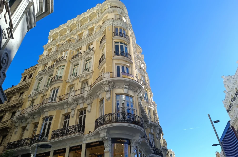 Madrid architecture on Madrid bike tour