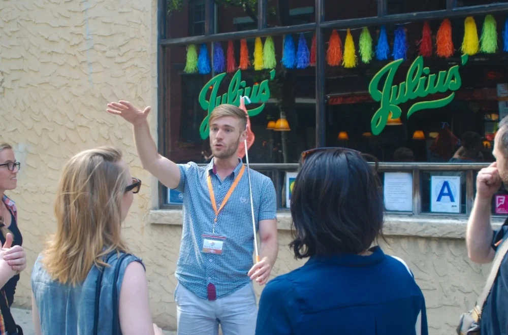 Greenwich Village tour guide near Stonewall