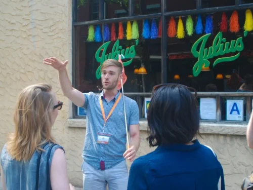 Greenwich Village tour guide near Stonewall
