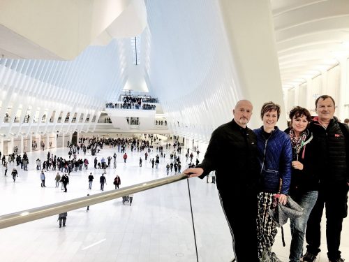 Inside the Oculus following a 9/11 Ground Zero tour with ExperienceFirst