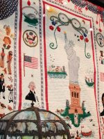 Close up of historical artifacts in Statue of Liberty museum during statue NYC tour