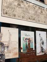 Close up of historical display in Statue of Liberty museum during Statue of Liberty and Ellis Island Tour