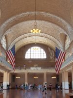 Inside Ellis Island during daytime on Statue of Liberty tour