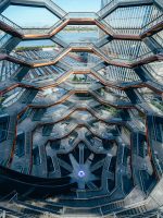 Interior view of the Vessel during the day in NYC