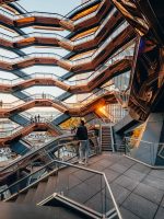 Interior view of the Vessel with guests inside during the day