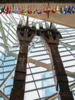 Tridents in the 9/11 Museum during guided tour in NYC