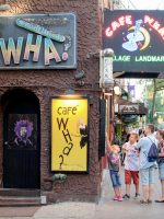Guest Outside Cafe Wha Greenwich Village