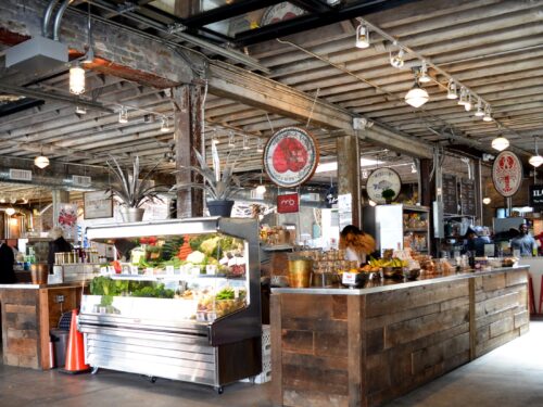 Chelsea Market food hall on NYC tour