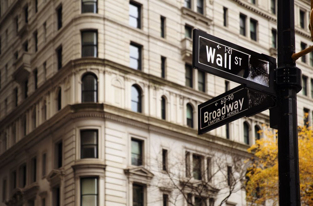 Wall Street sign