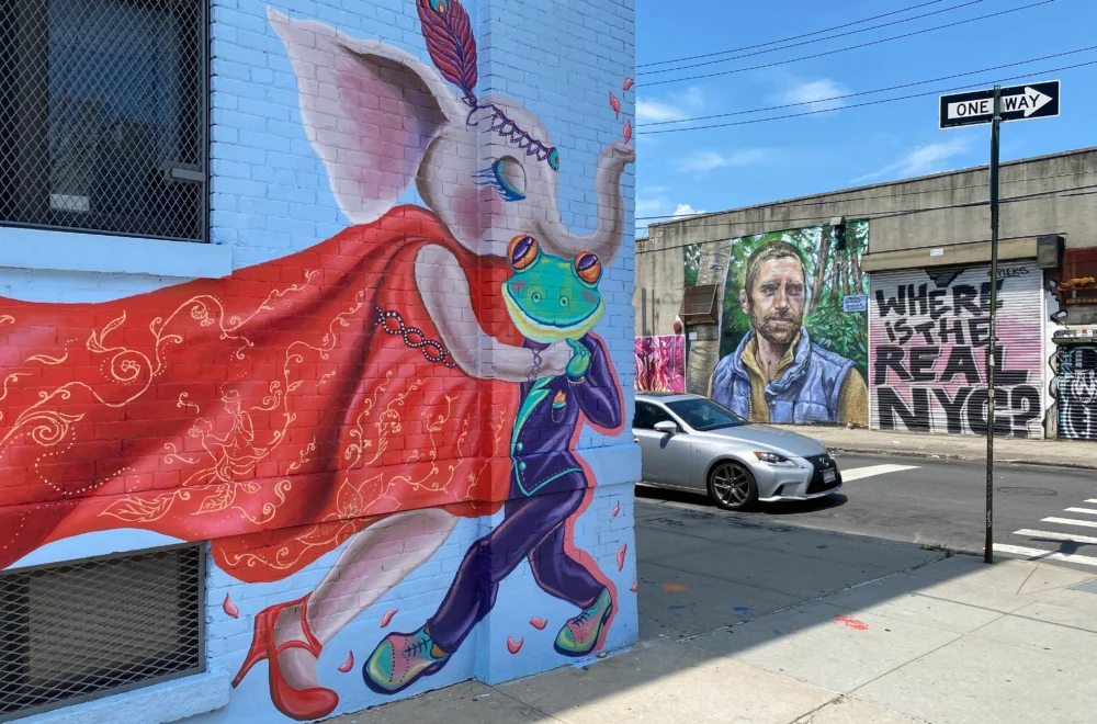 Art Mural in Bushwick NYC