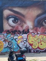Bushwick Art eyes on scooter mural