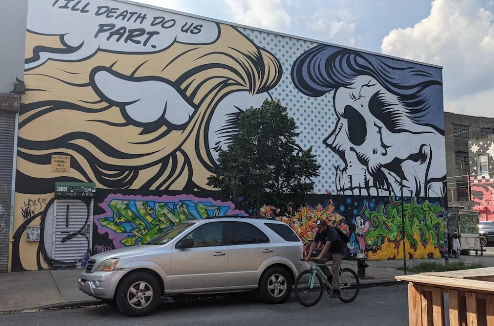 Bushwick Till Death Do Us Part art mural