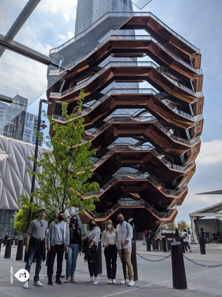 Group photo Hudson Yards Tour on 4 May 2021 with Jenn