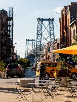 Williamsburg Street scene in Brooklyn NYC