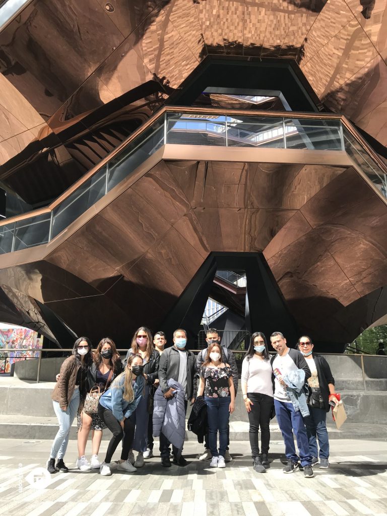 Group photo Hudson Yards Tour on 14 May 2021 with Kevin