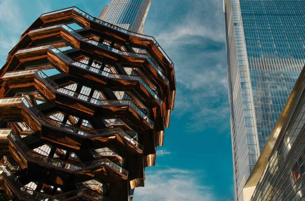 Vessel sculpture in Hudson Yards