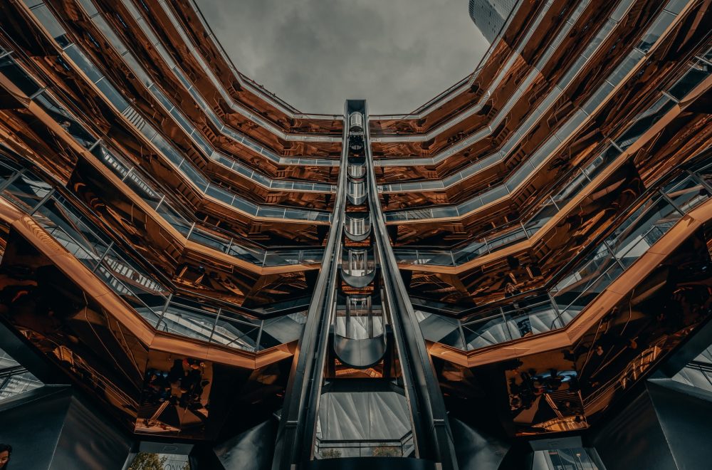 Vessel stairways in Hudson Yards