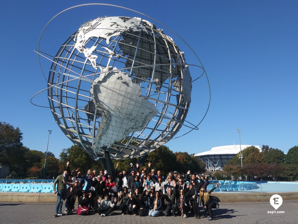 Group photo Bus Tour of Brooklyn Bronx Queens on 8 November 2021 with Jorge