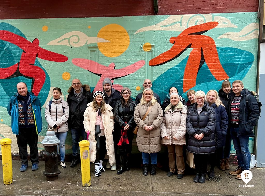 Group photo SoHo Little Italy Chinatown Tour on 7 December 2022 with Jonathan