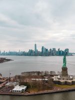 Liberty Island from overhead
