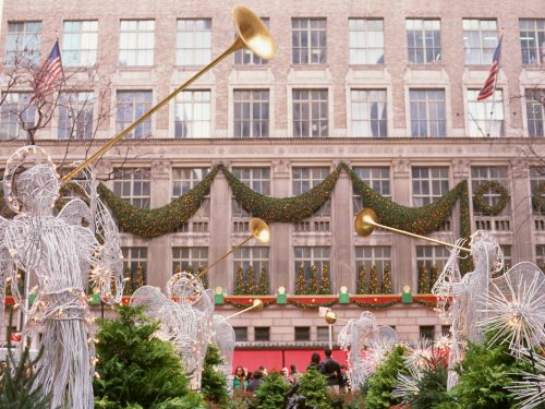 Christmas decorations at Rockefeller Center