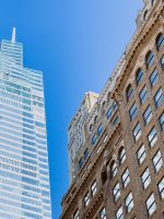 Low shot of One Vanderbilt in NYC