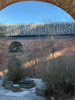 View of warehouse on Dumbo food and culture tour