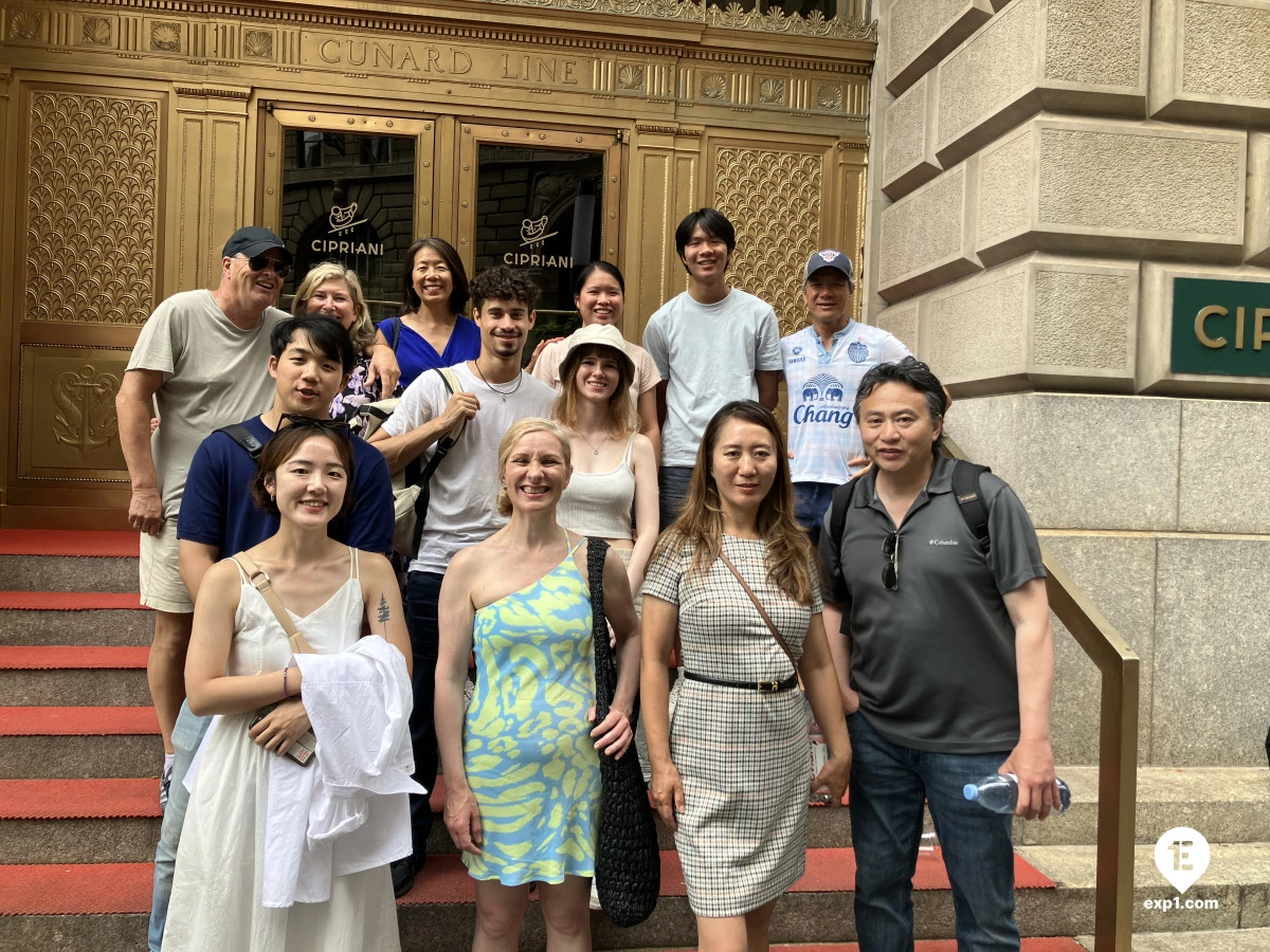 Wall Street Insider Tour Group photo in New York