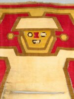 Tapestry Panel Fragment hanging in the Met in NYC