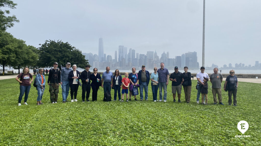 Group photo Statue of Liberty and Ellis Island Tour on Jun 18, 2025 with Anthony