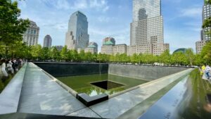 9/11 Memorial fountain called Reflecting Absence in NYC