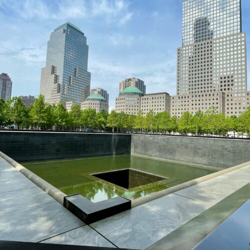 9/11 Memorial fountain called Reflecting Absence in NYC