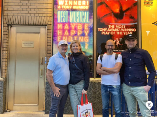 Broadway and Times Square Tour on Oct 8, 2025 with Claire