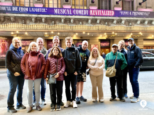 Broadway and Times Square Tour on Oct 9, 2025 with Verena