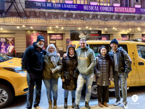 Broadway and Times Square Tour on Oct 31, 2025 with Verena