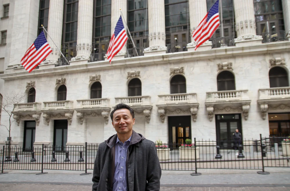 Andrew Luan during Premium Financial Crisis tour in New York City