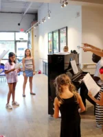 Group singing during Private Broadway workshop (1)