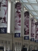 View of The Mets stadium corridor in NYC