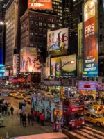 View of Times Square in New York City