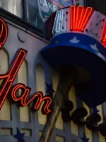 Yankees sign close-up in NYC