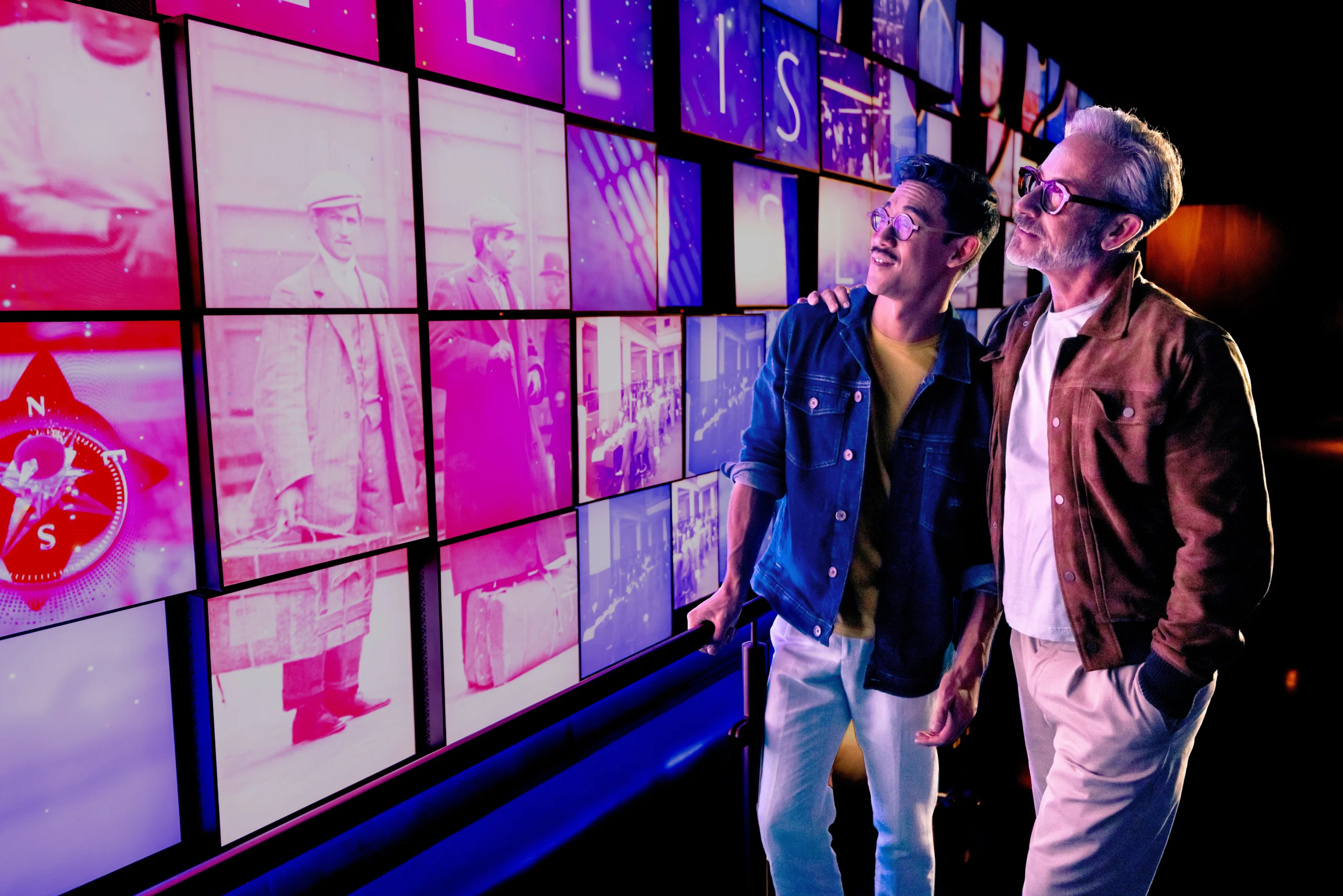 Welcome Grid in the One World Observatory in NYC