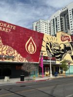 Street art on Fremont tour in downtown Las Vegas