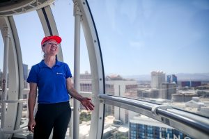 Guide explaining during Mid-Strip Tour in Las Vegas