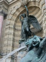 Fontaine Saint Michel in Paris